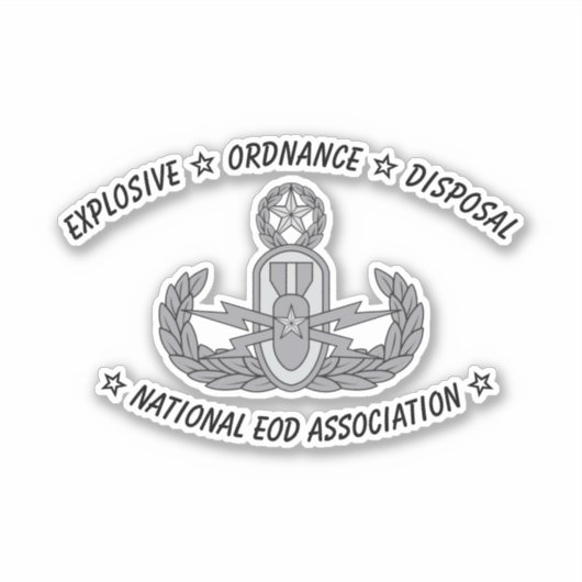 National EOD Association Vinyl Sticker (Voorkant)