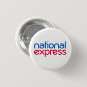 National Express-badge Ronde Button 3,2 Cm (Voorkant /achterkant)