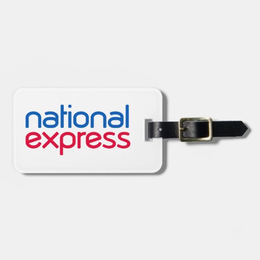 National Express-Bagagelabel Bagagelabel (Voorkant horizontaal)