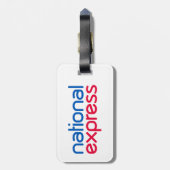National Express-Bagagelabel Bagagelabel (Achterkant verticaal)