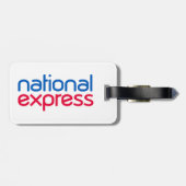 National Express-Bagagelabel Bagagelabel (Achterkant horizontaal)