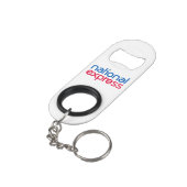 National Express Bottle Opener Mini Flessenopener (Achterkant Gekanteld)