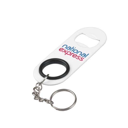 National Express Bottle Opener Mini Flessenopener (Achterkant Gekanteld)