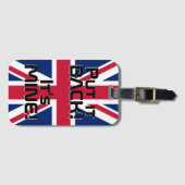 National Flag Funny Patriotic Bagagelabel (Voorkant (horizontaal))