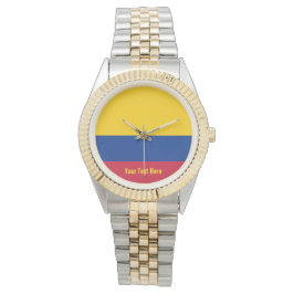 National flag of Colombia Horloge