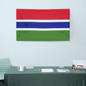 National Flag of Gambia - Rectangular Event Banner (Beurs)