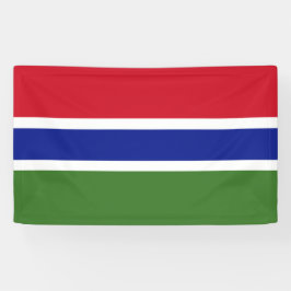 National Flag of Gambia - Rectangular Event Banner
