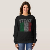 National Flag of Italy souvenir  for men women 6 Trui (Voorkant volledig)