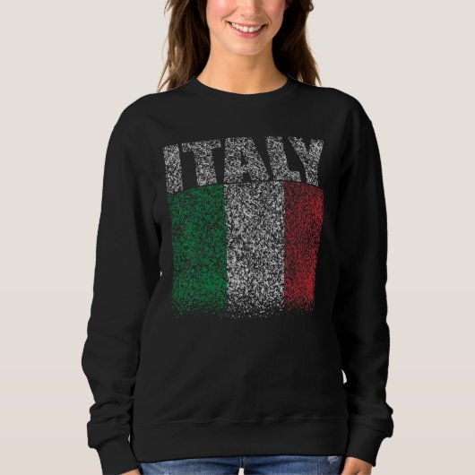 National Flag of Italy souvenir  for men women 6 Trui (Voorkant)