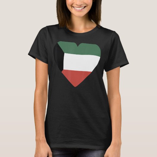 National Flag of Kuwait souvenir  for men women 5 T-shirt (Voorkant)