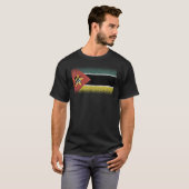 National Flag of Mozambique souvenir  for men wome T-shirt (Voorkant volledig)