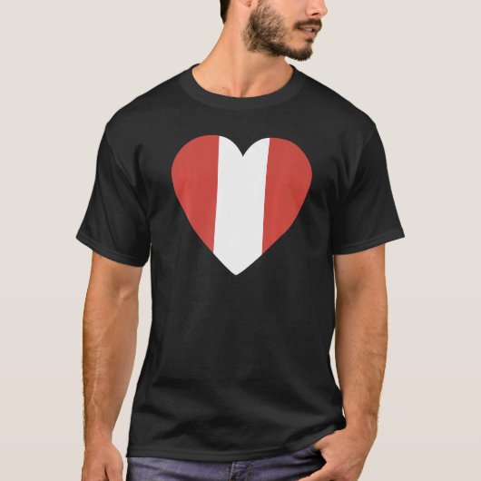 National Flag of Peru souvenir for men women 2 T-shirt (Voorkant)