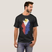National Flag of Philippines souvenir for men wom T-shirt (Voorkant volledig)