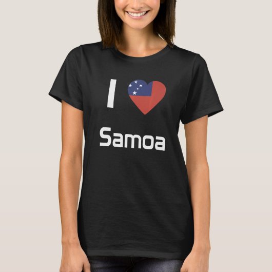 National Flag of Samoa souvenir  for men women  2 T-shirt (Voorkant)