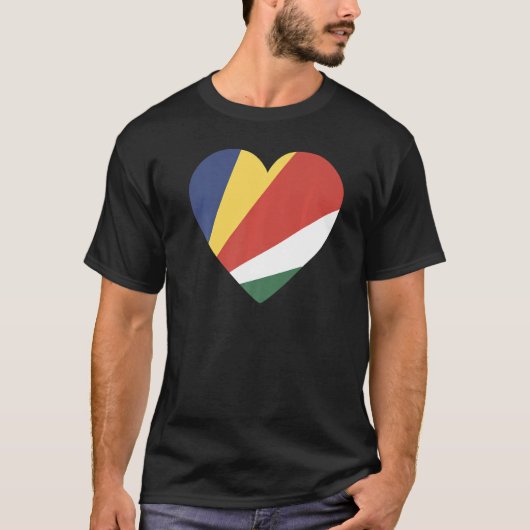 National Flag of Seychelles souvenir for men wome T-shirt (Voorkant)