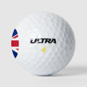 National Flag of the United Kingdom UK, Union Jack Golfballen (Logo)