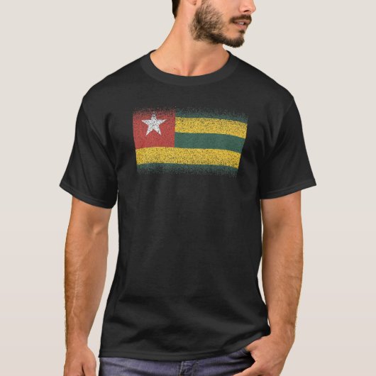 National Flag of Togo souvenir for men women T-shirt (Voorkant)