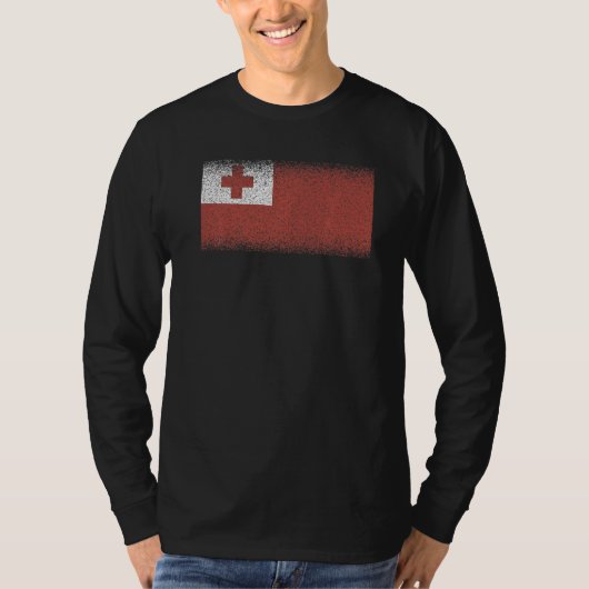 National Flag of Tonga souvenir  for men women  1 T-shirt (Voorkant)
