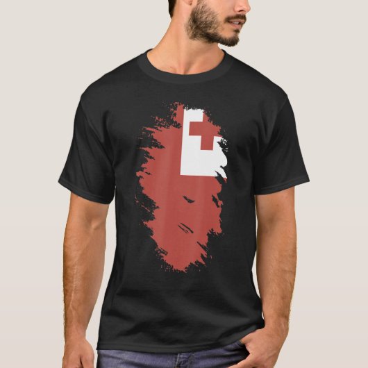National Flag of Tonga souvenir   for men women T-shirt (Voorkant)