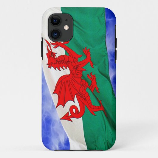 National Flag of Wales Patriotic Phone Case (Achterkant)