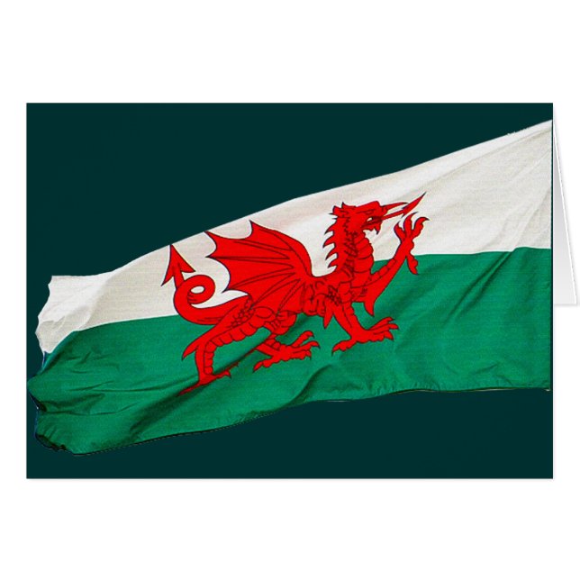 National Flag of Wales, The Red Dragon Patriotic (Voorkant Horizontaal)