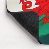 National Flag of Wales, The Red Dragon Patriotic Muismat (Hoek)