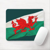 National Flag of Wales, The Red Dragon Patriotic Muismat (Met muis)