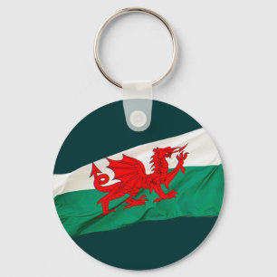 National Flag of Wales, The Red Dragon Patriotic Sleutelhanger