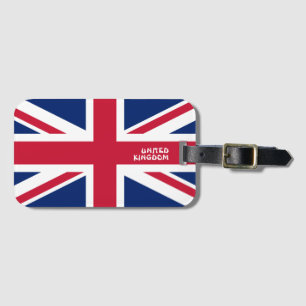 National Flag Patriotic Bagagelabel