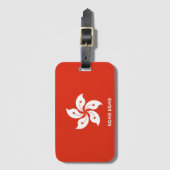 National Flag Patriotic Hong Kong Bagagelabel (Voorkant (verticaal))