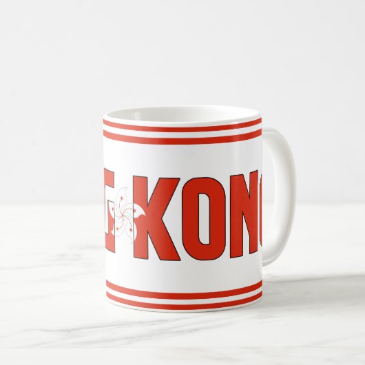 National Flag Patriotic Hong Kong Koffiemok (Voorkant rechts)