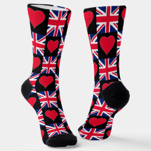 National Flag UK Pride Patriotic Sokken