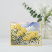 National Flower Australia Golden Wattle | Briefkaart (Staand voorkant)
