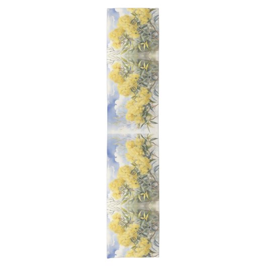 National Flower Australia Golden Wattle | Korte Tafelloper (Voorkant)