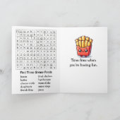 National Greasy Foods Day | October 25th Kaart (Binnen)