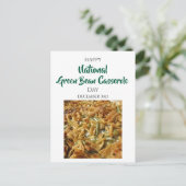 National Green Bean Casserole Day Dec 3rd Briefkaart (Staand voorkant)