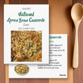 National Green Bean Casserole Day Dec 3rd Briefkaart