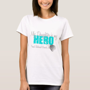 National Guard Mam - Daughter Hero T-shirt
