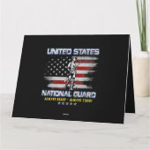 National Guard Veteran Altijd klaar Amerikaanse vl Kaart (Achterkant)