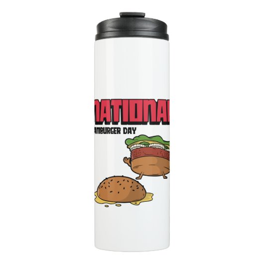 National Hamburger Day Thermosbeker (Voorkant)