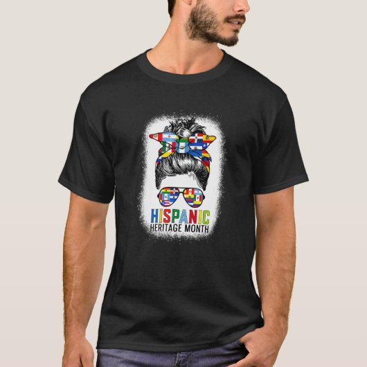 National Hispanic Heritage Month Celebration Latin T-shirt (Voorkant)