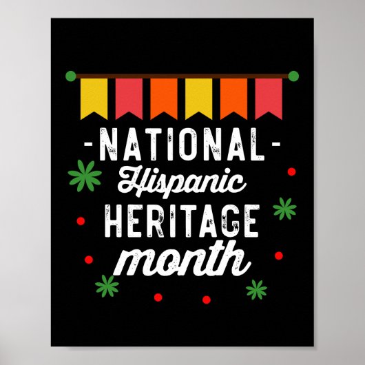 National Hispanic Heritage Month Funny Gift Poster (Voorkant)
