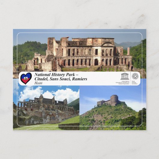 National History Park-Citadel, Sans Souci, Ramiers Briefkaart (Voorkant)