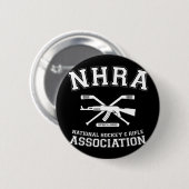 National Hockey and Rifle Association Button (Voorkant /achterkant)