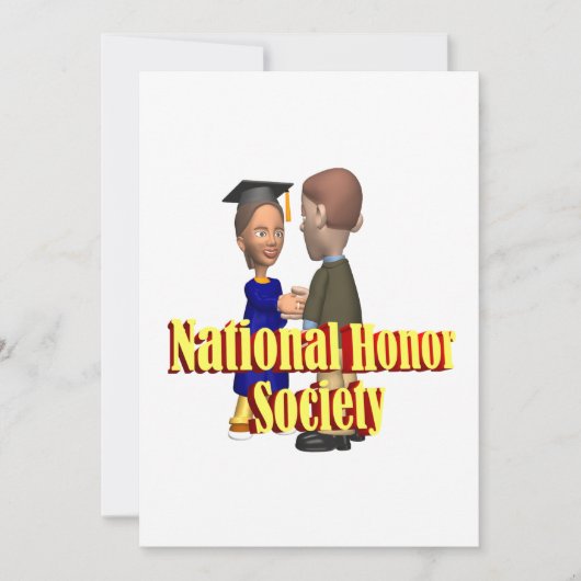 National Honor Society Kaart (Voorkant)