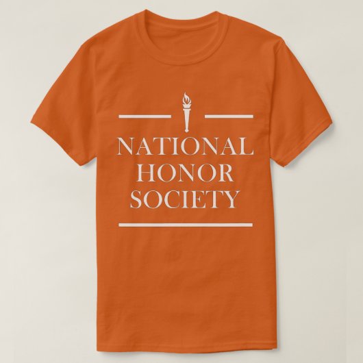 National Honor Society orch T-shirt (Design voorkant)