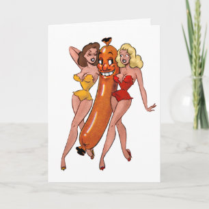 National Hot Dog Day card Feestdagen Kaart