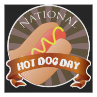 National Hot Dog Day-teken