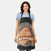 National Hot Dog Day-teken Schort (Gedragen)