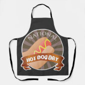 National Hot Dog Day-teken Schort (Voorkant)